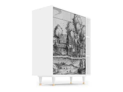 Aparador - 96х110х41 cm - BS6 - A Pond, Blanco