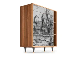 Aparador - 96х110х41 cm - BS6 - A Pond, Nogal