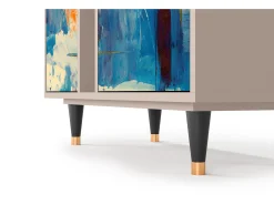 Aparador - 94х96х41 cm - BS5 - Abstract Expressionism, Latte