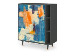 Aparador - 96х110х41 cm - BS6 - Abstract Expressionism, Antracita