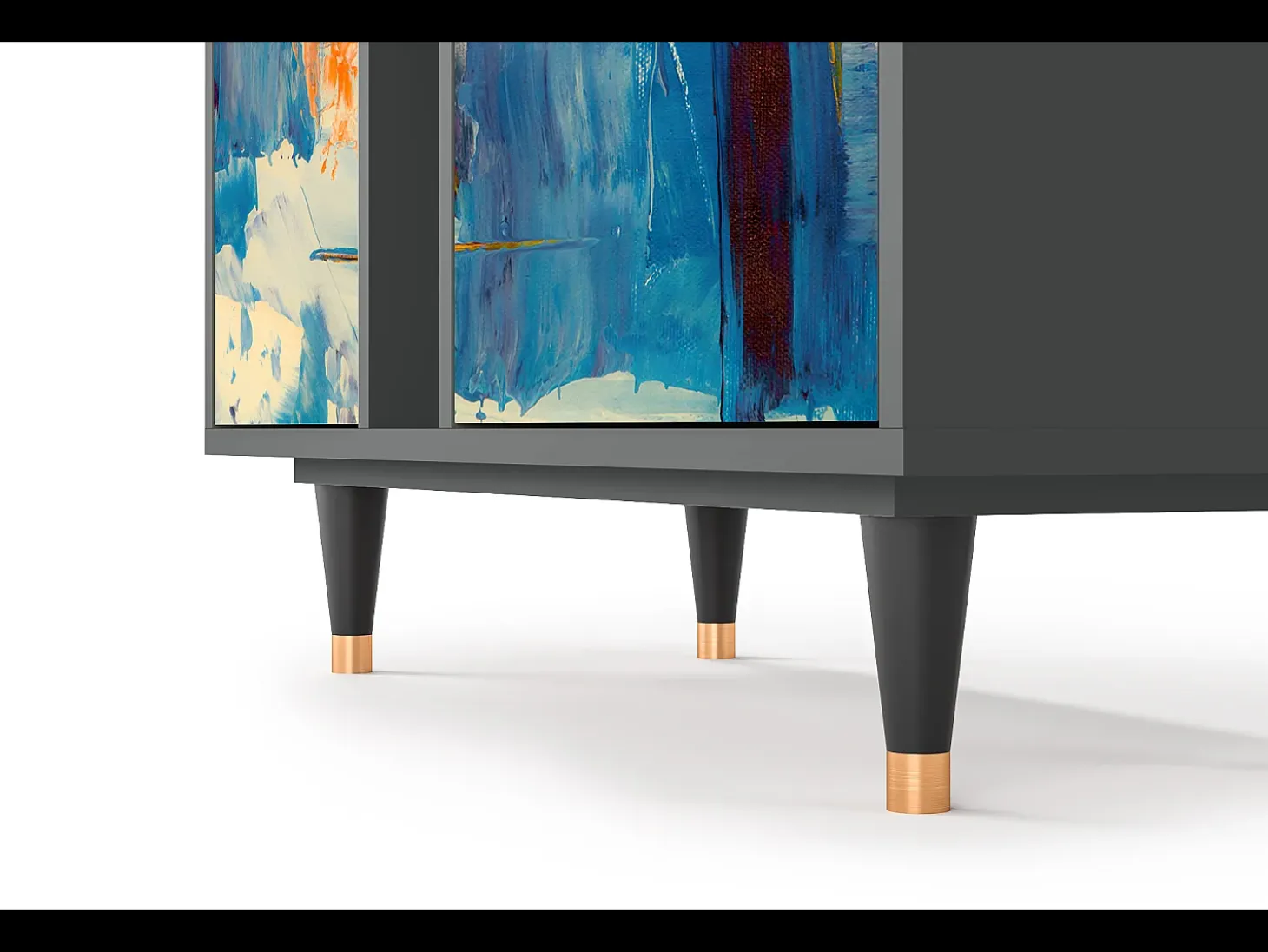 Aparador - 94х96х41 cm - BS5 - Abstract Expressionism, Antracita