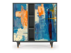 Aparador - 94х96х41 cm - BS5 - Abstract Expressionism, Antracita