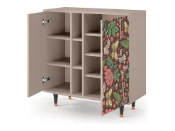 Aparador - 94х96х41 cm - BS5 - Alice in Wonderland, Latte