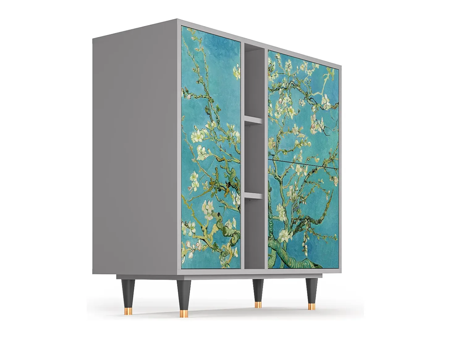 Aparador - 94х96х41 cm - BS5 - Almond Blossom, Gris