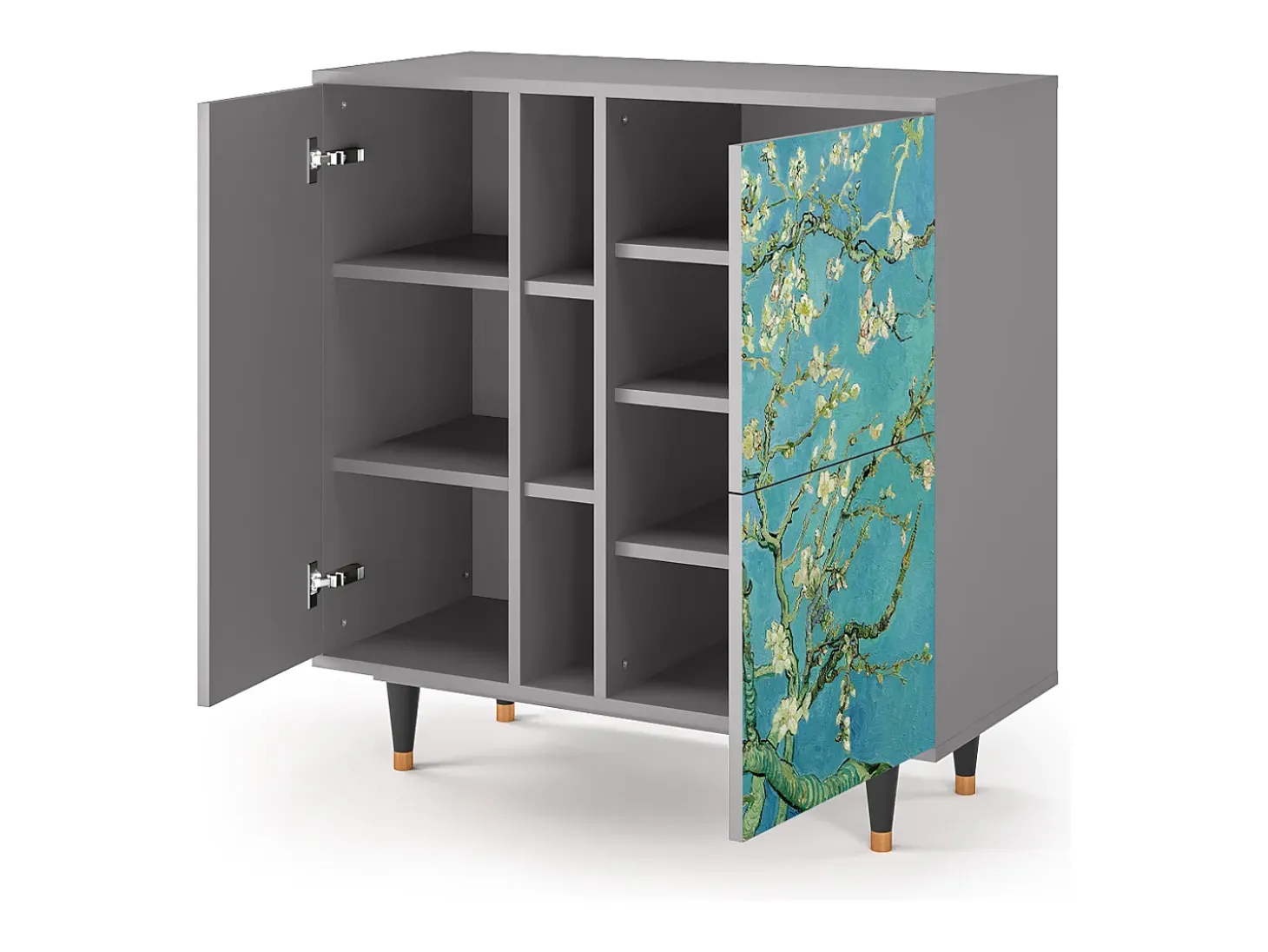 Aparador - 94х96х41 cm - BS5 - Almond Blossom, Gris