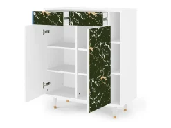 Aparador - 96х110х41 cm - BS6 - Amazon Forest, Blanco