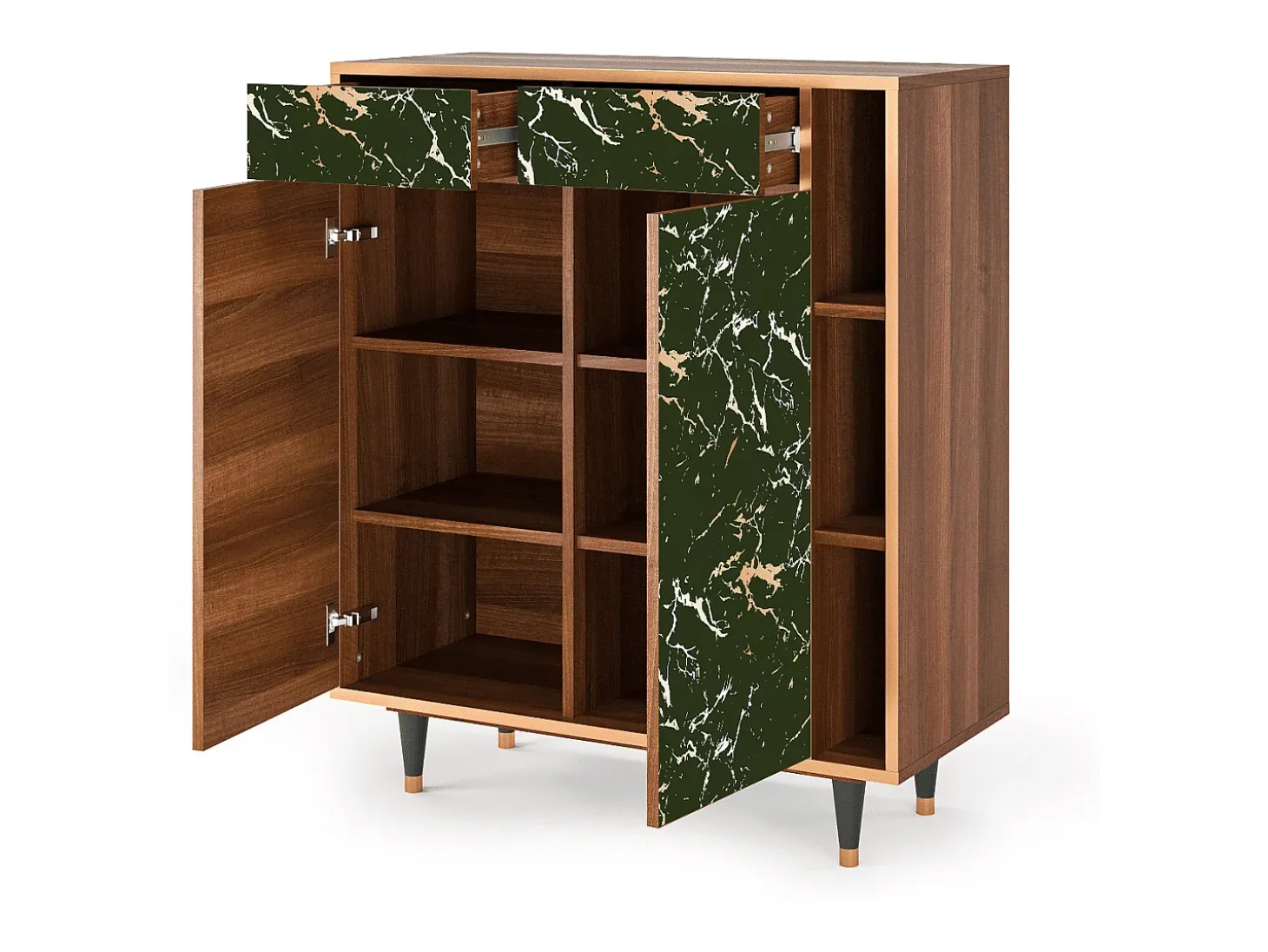 Aparador - 96х110х41 cm - BS6 - Amazon Forest, Nogal