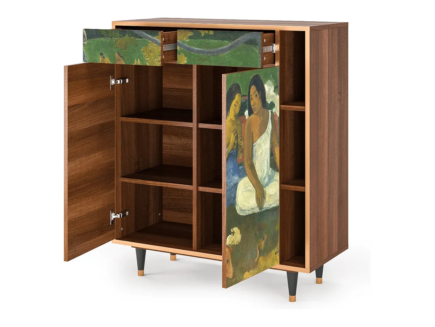 Aparador - 96х110х41 cm - BS6 - Arearea , Nogal