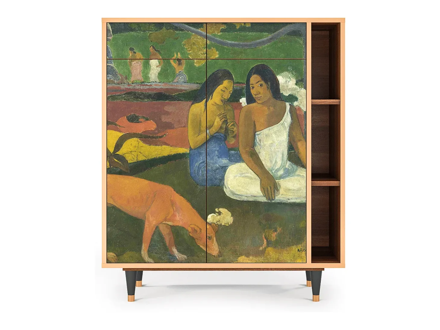 Aparador - 96х110х41 cm - BS6 - Arearea , Nogal