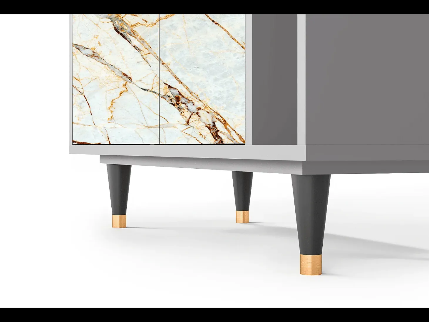 Aparador - 96х110х41 cm - BS6 - Arenay Marble, Gris