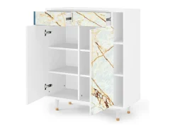 Aparador - 96х110х41 cm - BS6 - Arenay Marble, Blanco