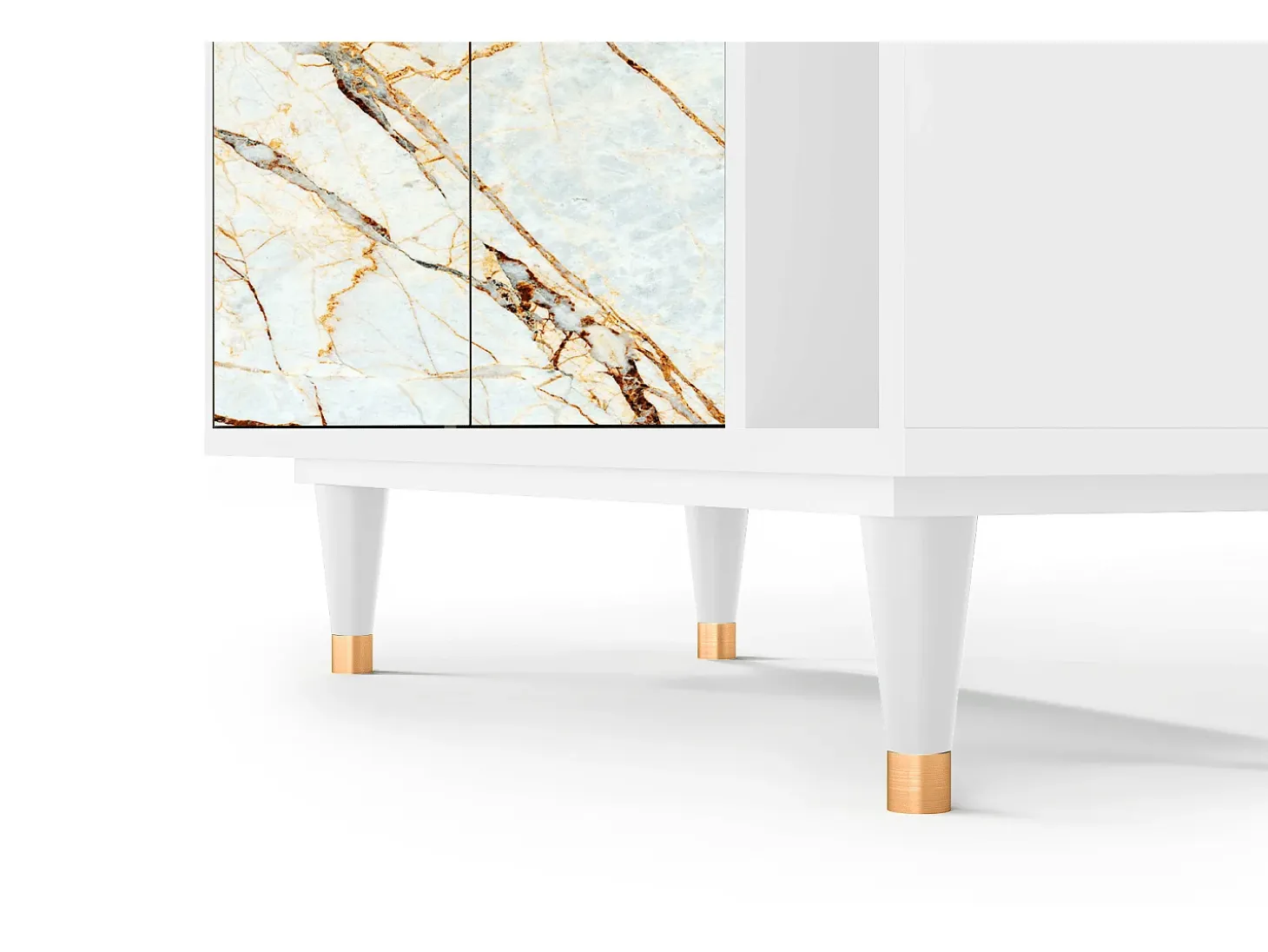 Aparador - 96х110х41 cm - BS6 - Arenay Marble, Blanco