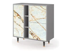 Aparador - 94х96х41 cm - BS5 - Arenay Marble, Gris