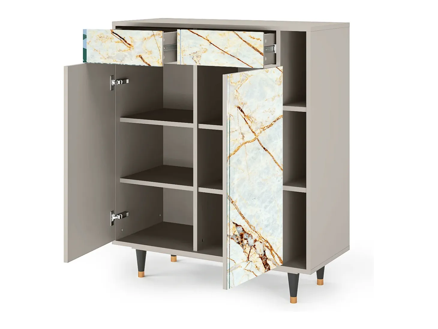 Aparador - 96х110х41 cm - BS6 - Arenay Marble, Arena