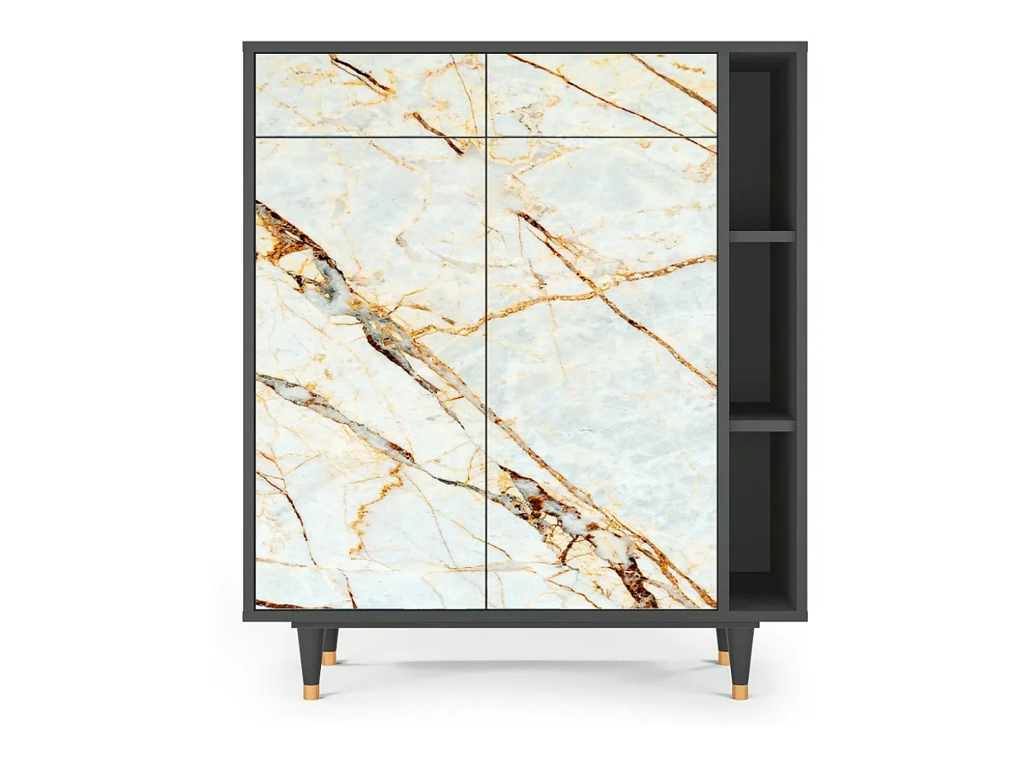 Aparador - 96х110х41 cm - BS6 - Arenay Marble, Antracita