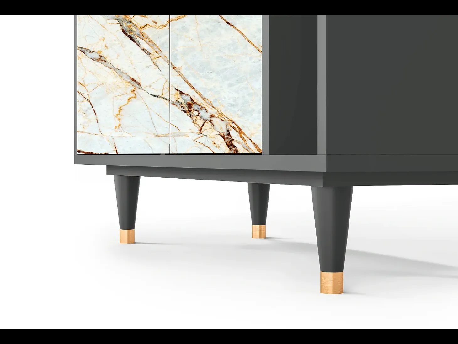 Aparador - 96х110х41 cm - BS6 - Arenay Marble, Antracita