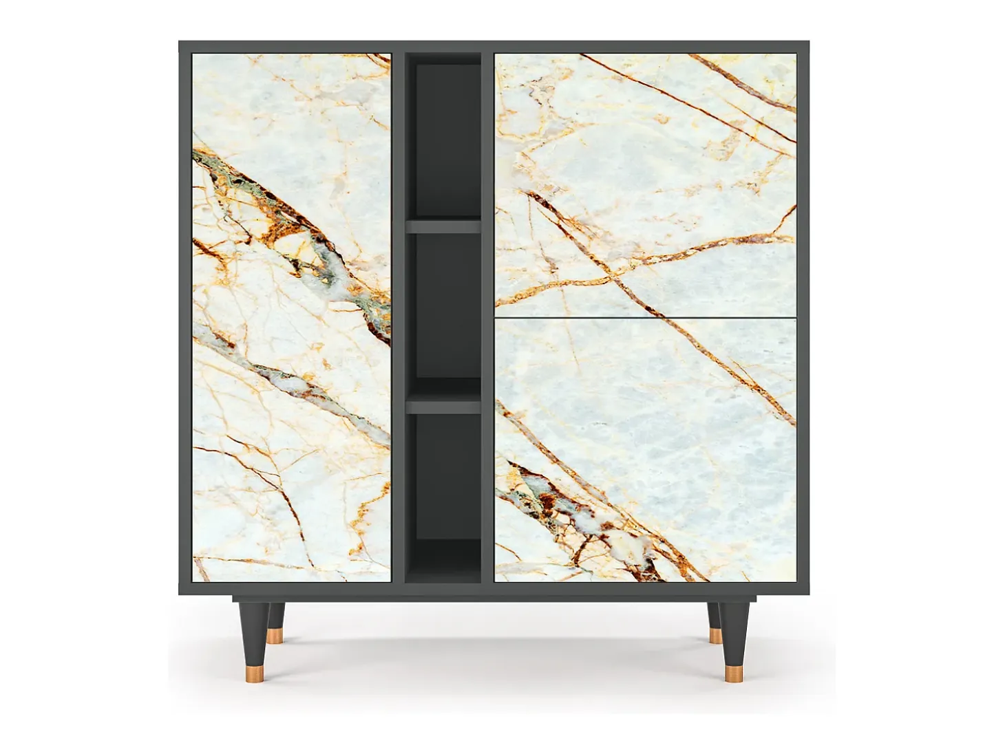 Aparador - 94х96х41 cm - BS5 - Arenay Marble, Antracita