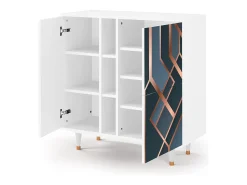 Aparador - 94х96х41 cm - BS5 - Ashy 1920', Blanco