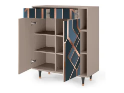 Aparador - 96х110х41 cm - BS6 - Ashy 1920', Latte