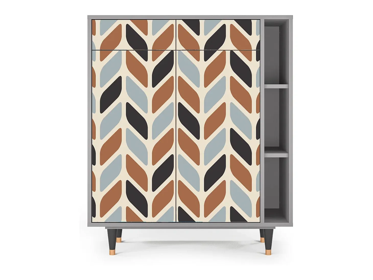 Aparador - 96х110х41 cm - BS6 - Beige Laure, Gris