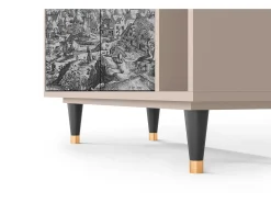 Aparador - 96х110х41 cm - BS6 - Bird Dropping, Latte