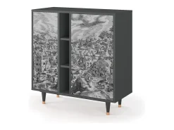 Aparador - 94х96х41 cm - BS5 - Bird Dropping, Antracita