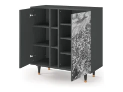Aparador - 94х96х41 cm - BS5 - Bird Dropping, Antracita