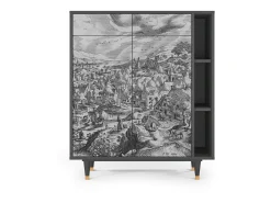 Aparador - 96х110х41 cm - BS6 - Bird Dropping, Antracita