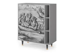 Aparador - 96х110х41 cm - BS6 - Blau Schuyte, Gris