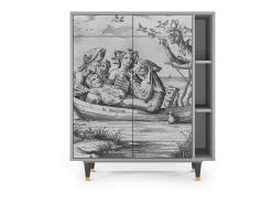 Aparador - 96х110х41 cm - BS6 - Blau Schuyte, Gris