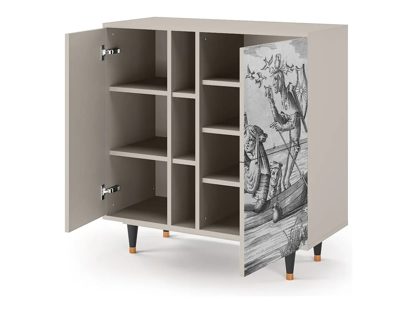 Aparador - 94х96х41 cm - BS5 - Blau Schuyte, Arena