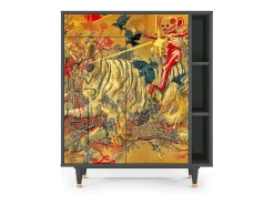 Aparador - 96х110х41 cm - BS6 - Blood by James Jean, Antracita