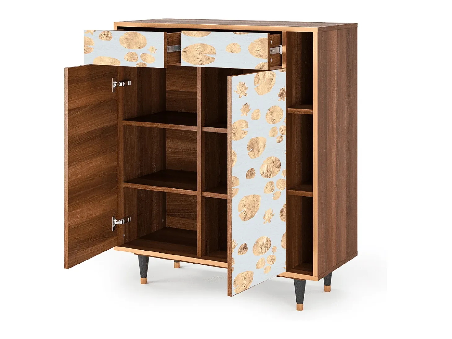 Aparador - 96х110х41 cm - BS6 - Blue Giraffe, Nogal