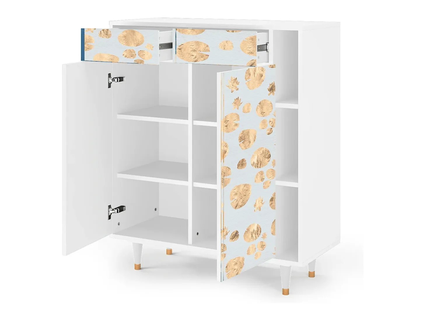 Aparador - 96х110х41 cm - BS6 - Blue Giraffe, Blanco