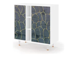Aparador - 94х96х41 cm - BS5 - Blue Lagoon, Blanco
