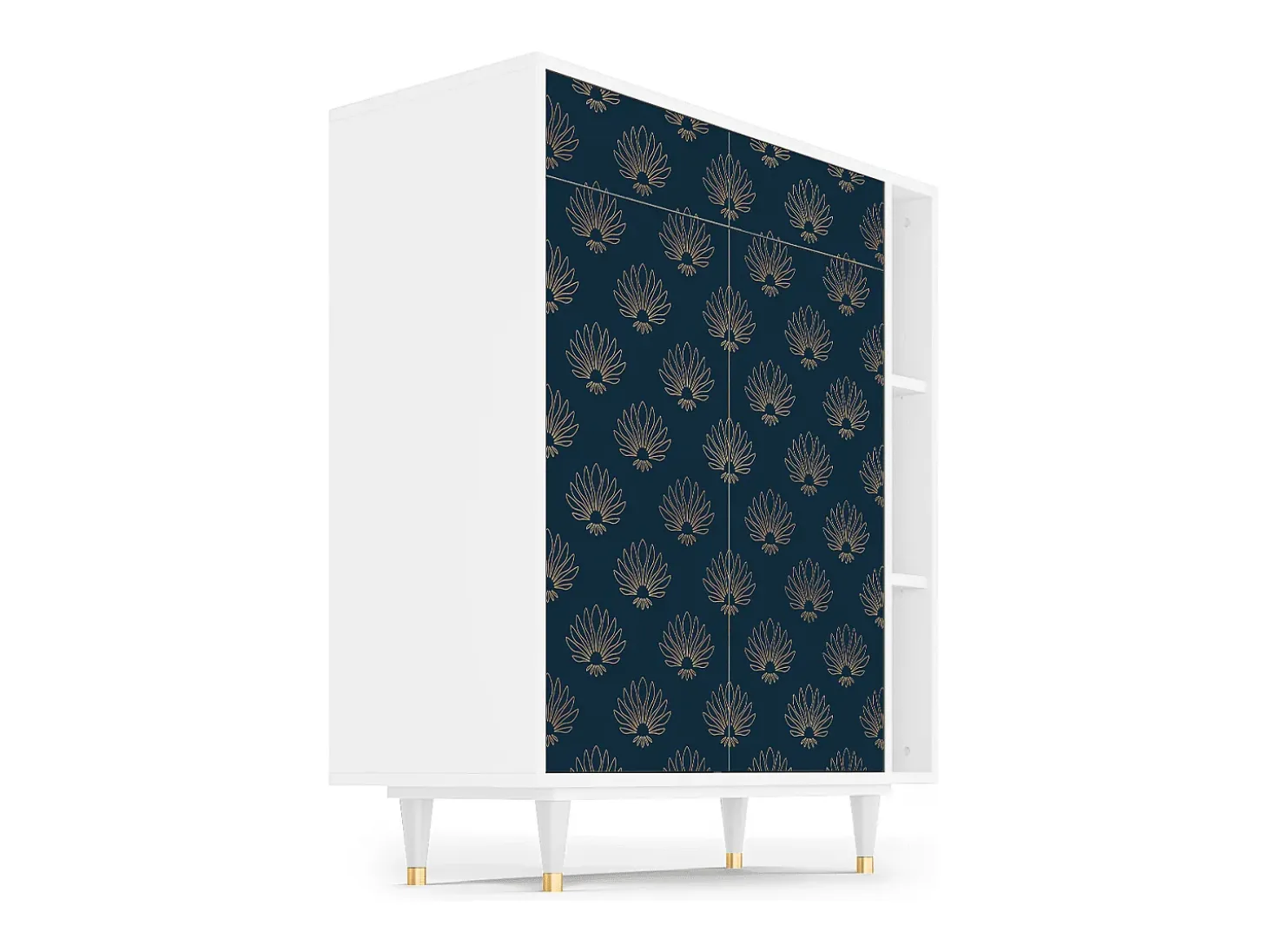Aparador - 96х110х41 cm - BS6 - Blue Lotus, Blanco