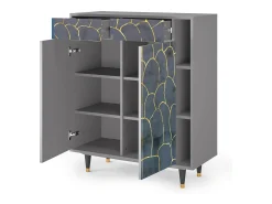 Aparador - 96х110х41 cm - BS6 - Blue Lagoon, Gris