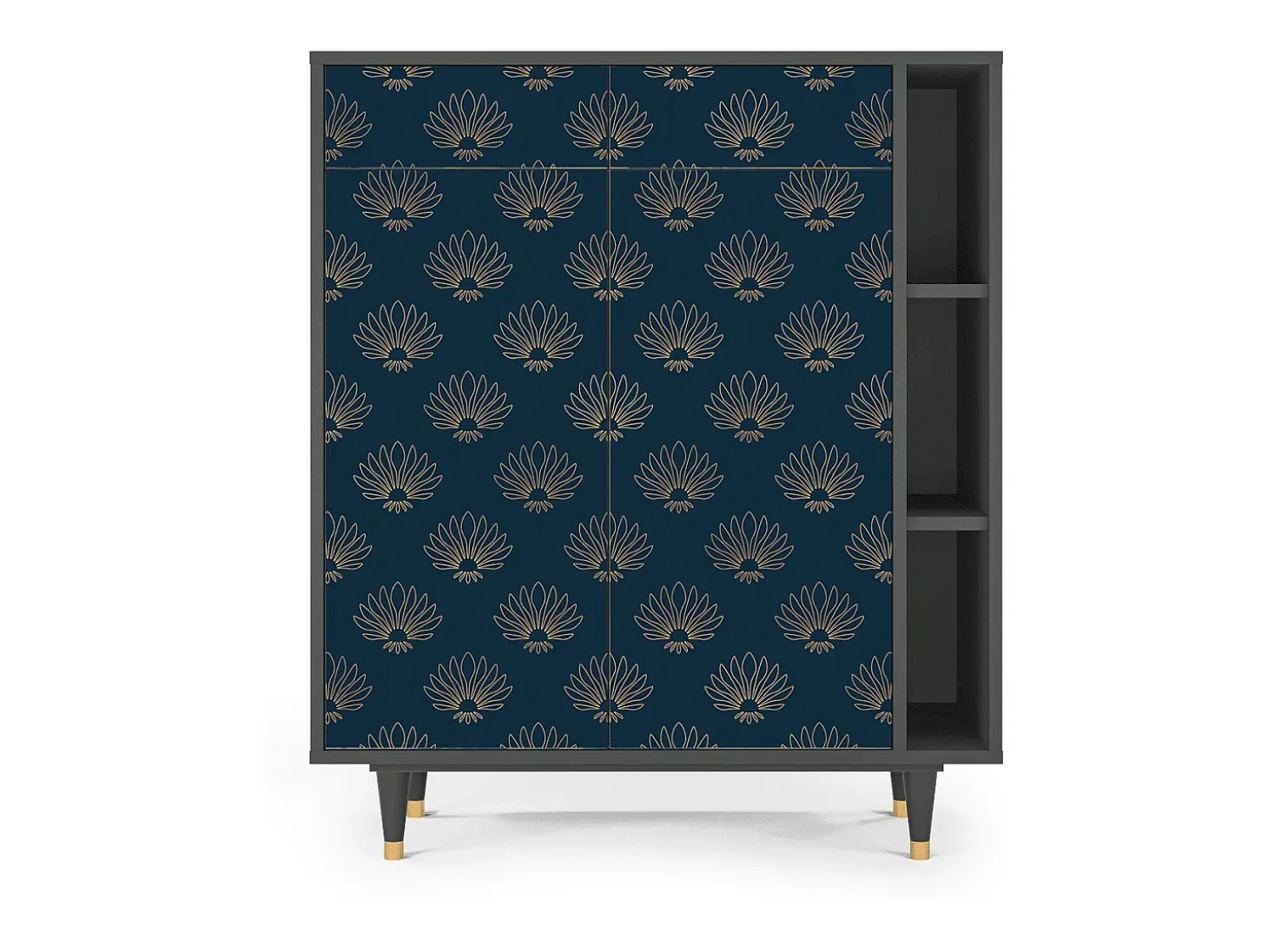 Aparador - 96х110х41 cm - BS6 - Blue Lotus, Antracita