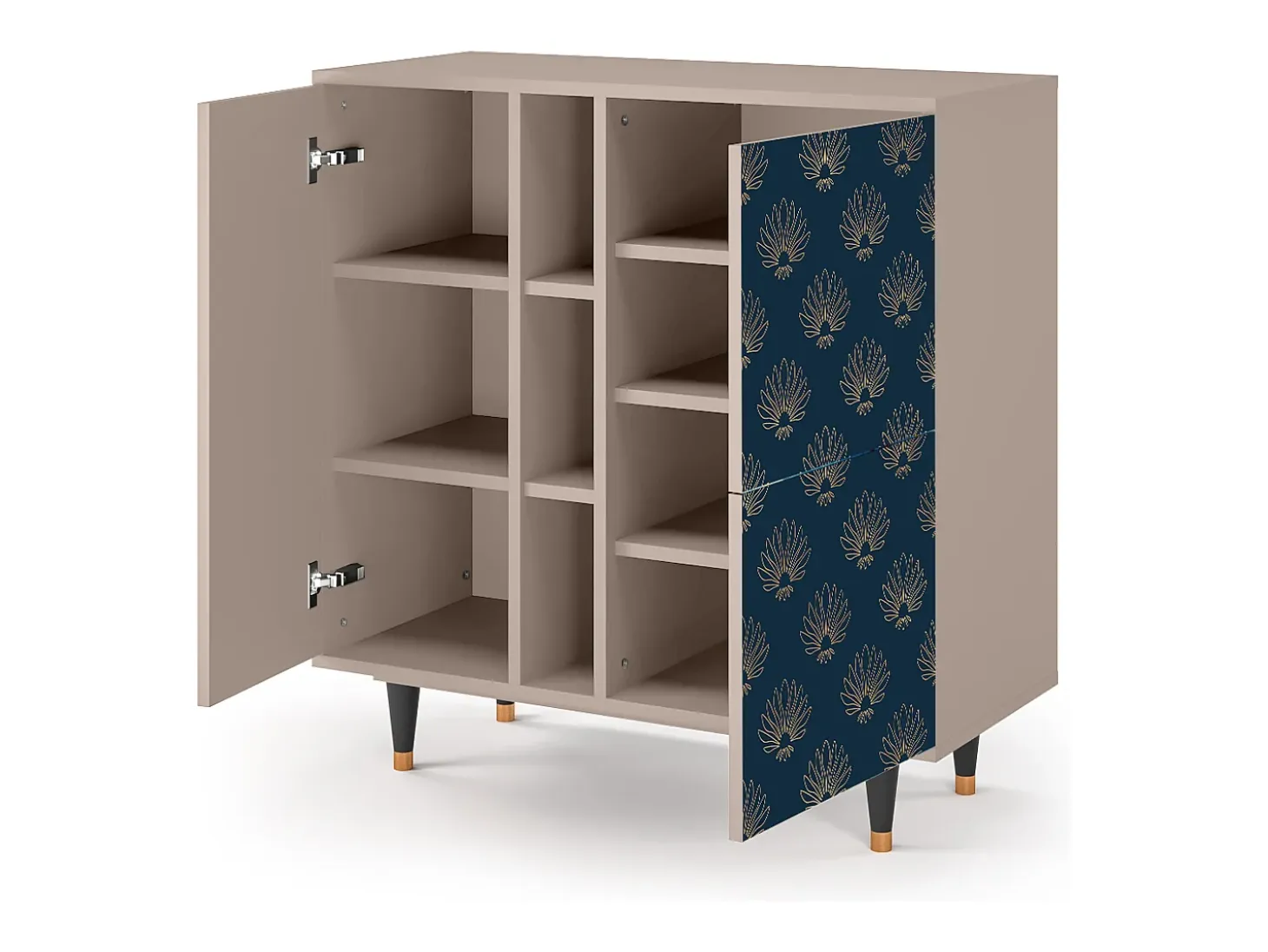 Aparador - 94х96х41 cm - BS5 - Blue Lotus, Latte