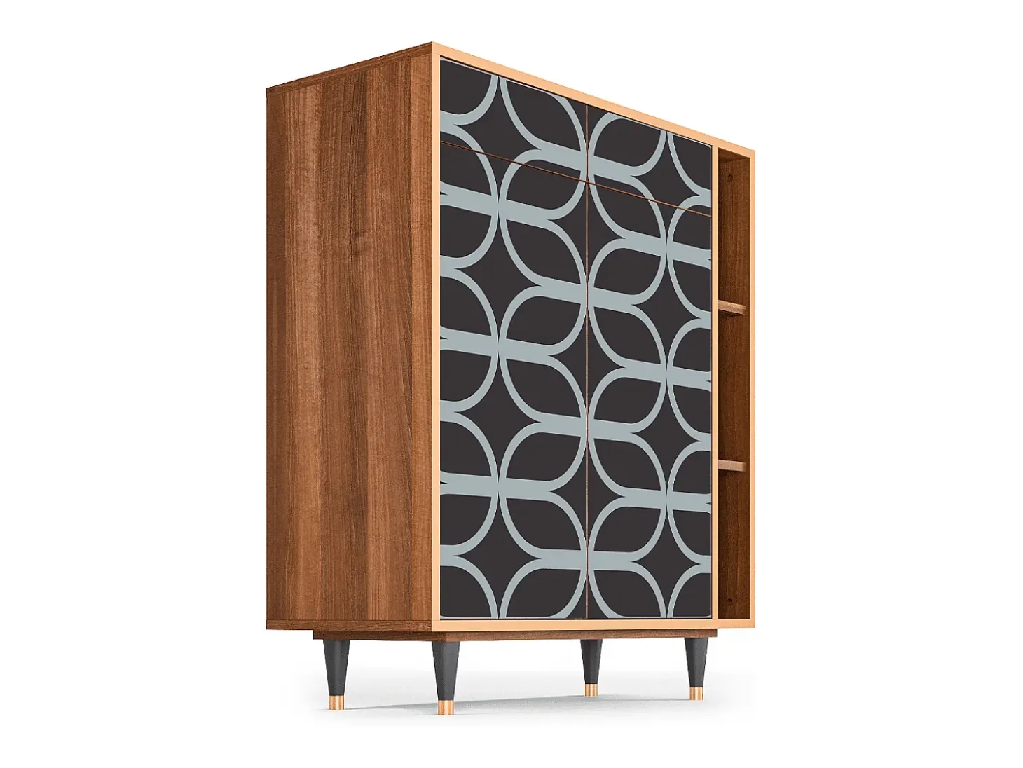Aparador - 96х110х41 cm - BS6 - Braided Blue, Nogal