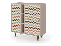 Aparador - 94х96х41 cm - BS5 - Bright Ripple, Latte