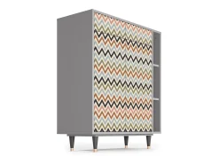 Aparador - 96х110х41 cm - BS6 - Bright Ripple, Gris