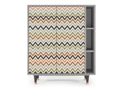 Aparador - 96х110х41 cm - BS6 - Bright Ripple, Gris