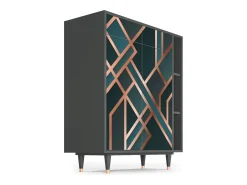 Aparador - 96х110х41 cm - BS6 - Bronze Crossroad, Antracita