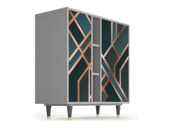 Aparador - 94х96х41 cm - BS5 - Bronze Crossroad, Gris