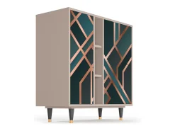 Aparador - 94х96х41 cm - BS5 - Bronze Crossroad, Latte