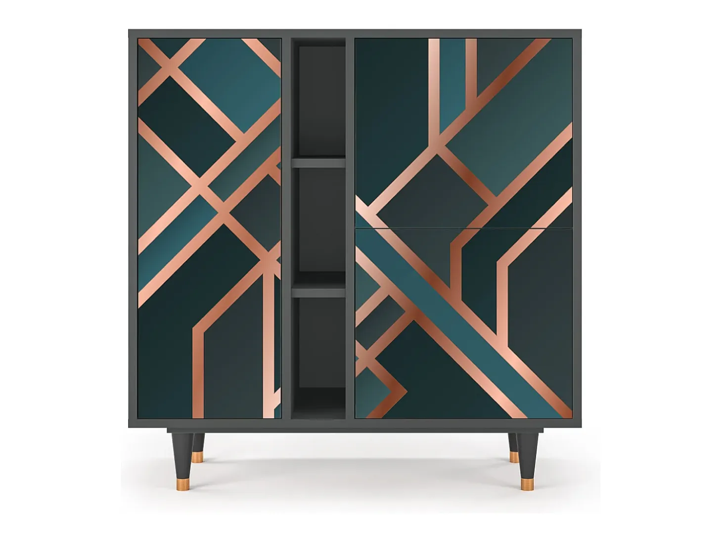Aparador - 94х96х41 cm - BS5 - Bronze Crossroad, Antracita