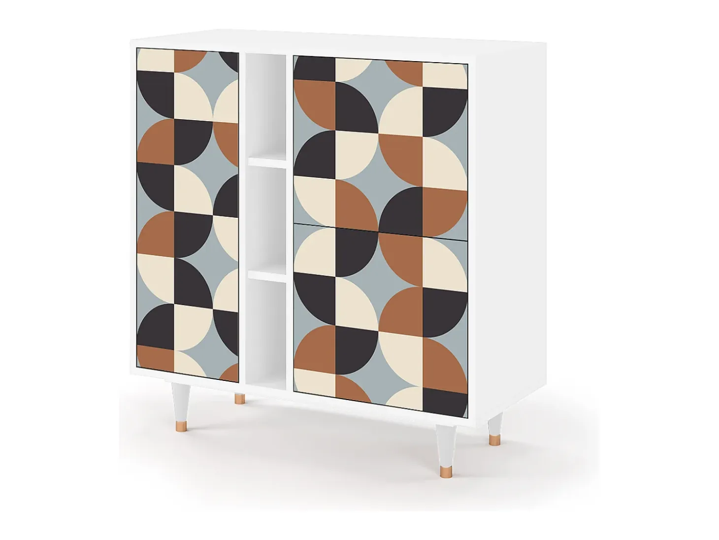 Aparador - 94х96х41 cm - BS5 - Brown Sensation, Blanco