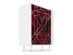 Aparador - 96х110х41 cm - BS6 - Burgundy Jewelery, Blanco