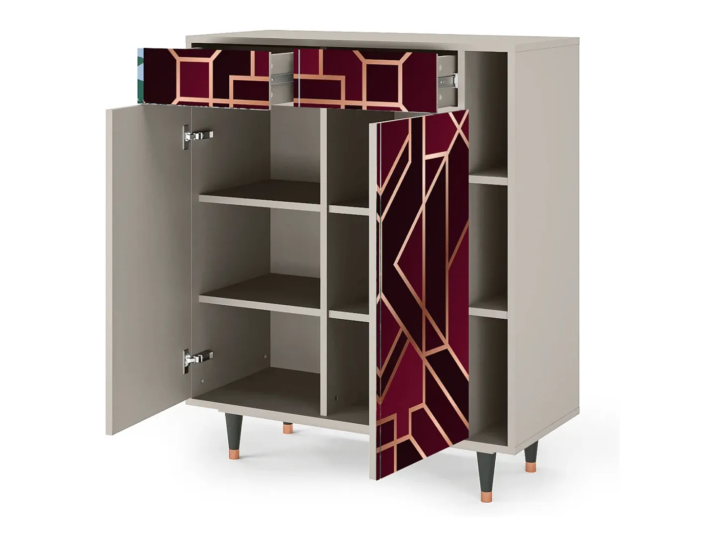 Aparador - 96х110х41 cm - BS6 - Burgundy Jewelery, Arena